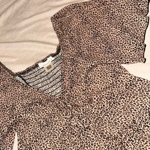 Leopard Print Blouse